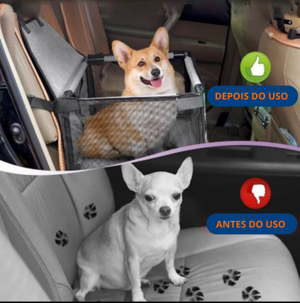 Assento de Segurança Portátil para Pets